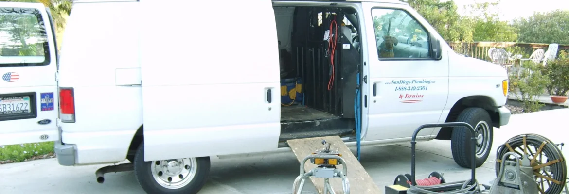 San Diego Hydro-Jetting equipment and service van providing professional drain cleaning since 2004